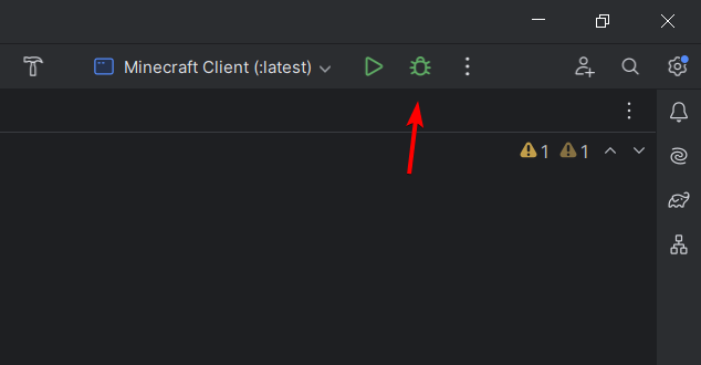 Debug button