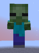 Broken armor model on baby humanoid